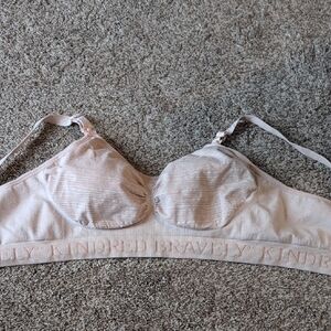 Kindred Bravely Cream Wireless Bra Soft Stretchy Intimates